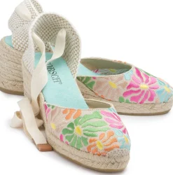 Espadrilles|Sandalen|Horsch Schuhe Espadrilles in Übergrößen Beige