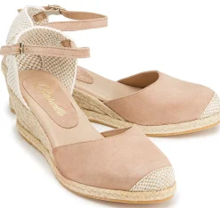 Espadrilles|Sandalen|Horsch Schuhe Espadrilles in Übergrößen Beige