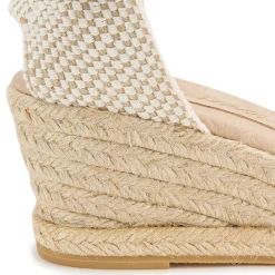 Espadrilles|Sandalen|Horsch Schuhe Espadrilles in Übergrößen Beige