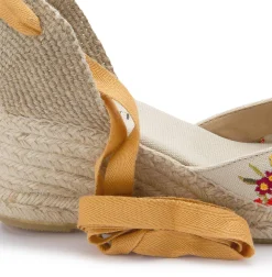 Espadrilles|Sandalen|Horsch Schuhe Espadrilles in Übergrößen Beige