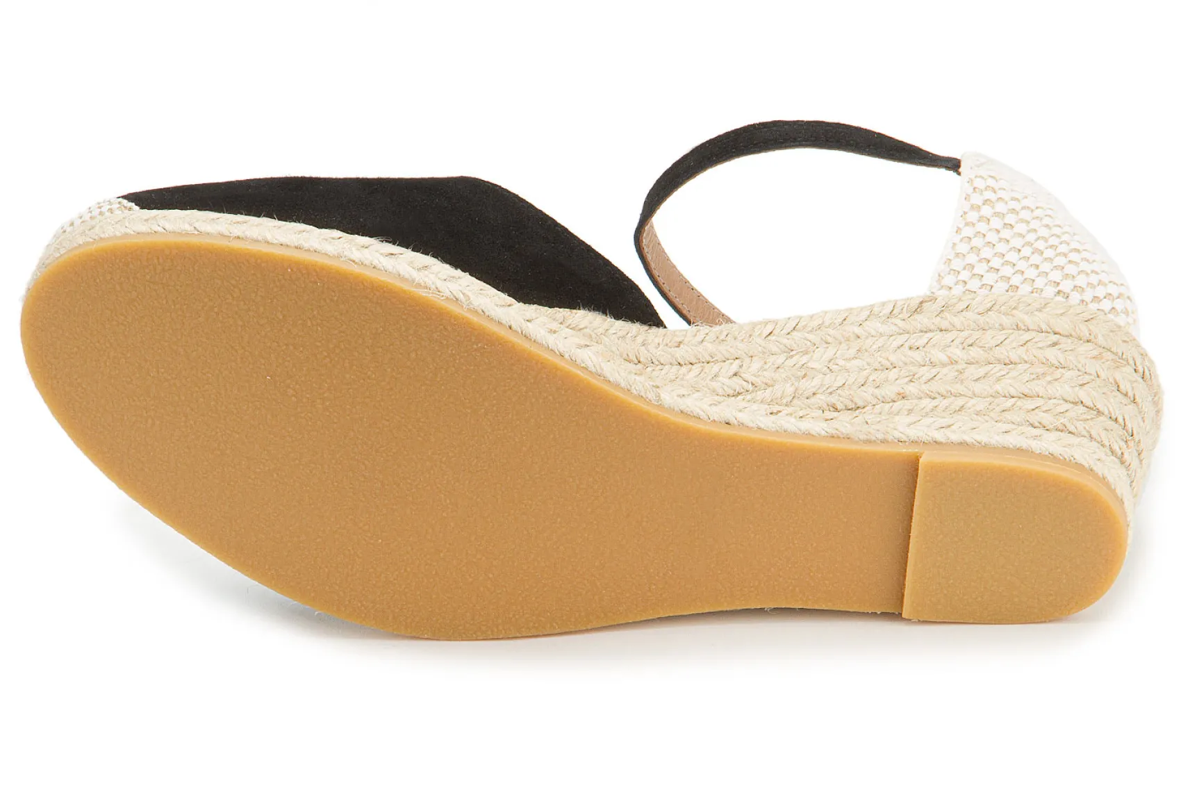 Espadrilles|Sandalen|Horsch Schuhe Espadrilles in Übergrößen Schwarz