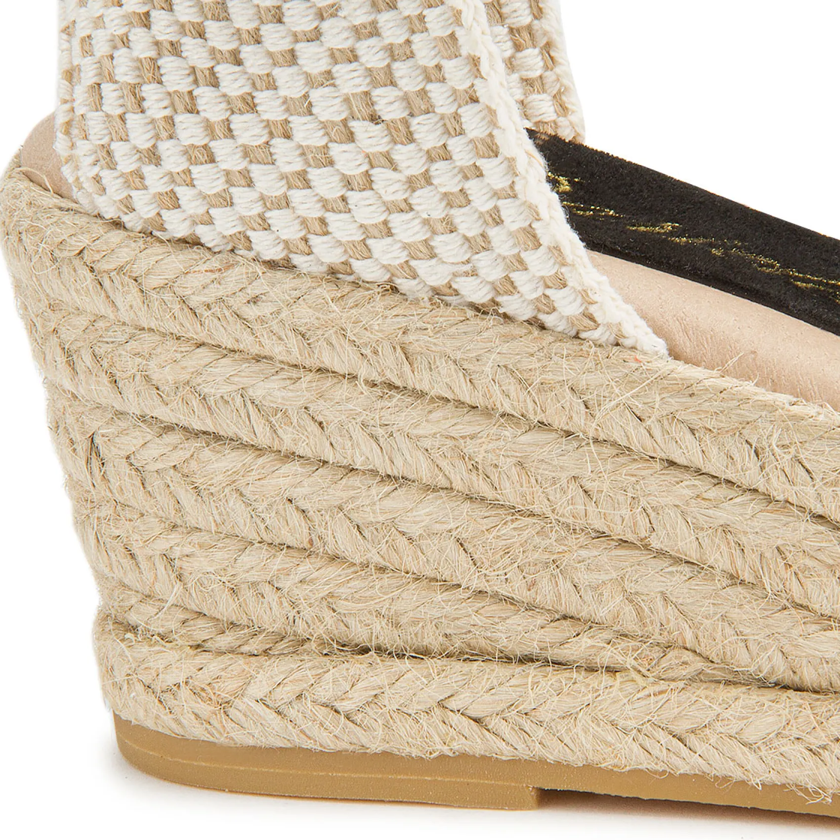 Espadrilles|Sandalen|Horsch Schuhe Espadrilles in Übergrößen Schwarz