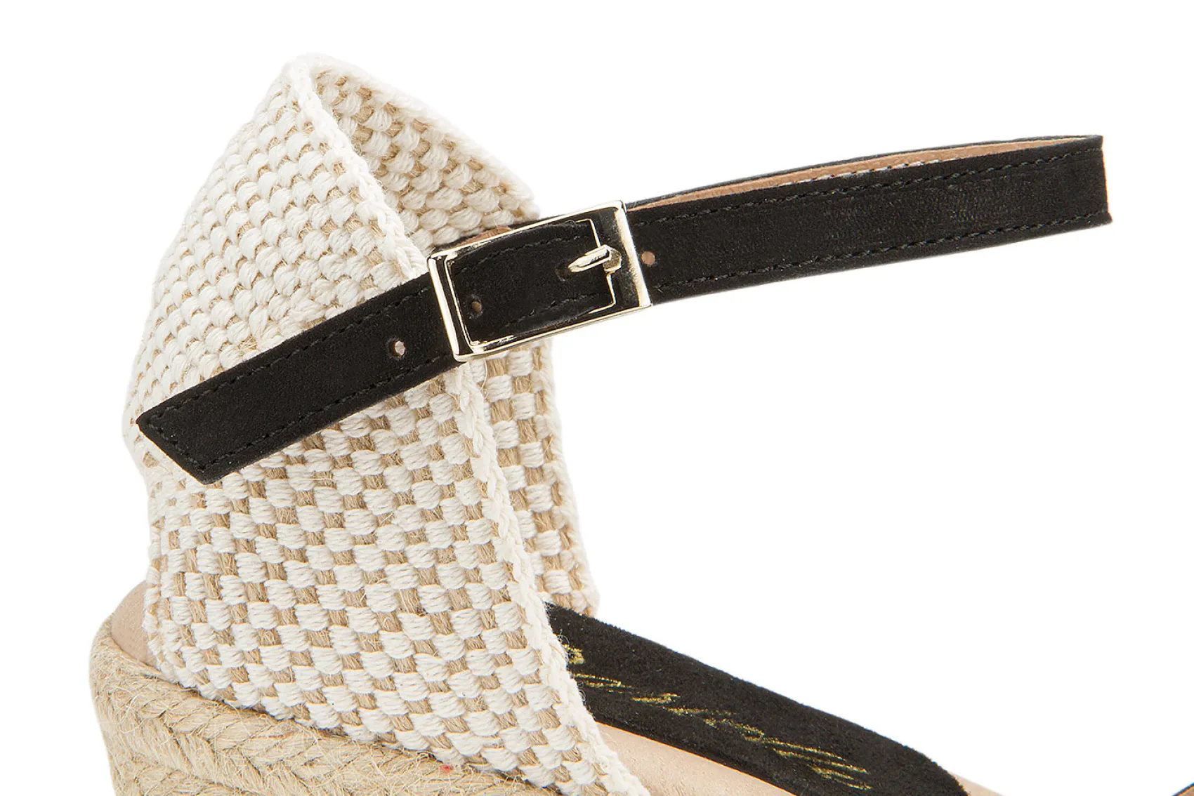 Espadrilles|Sandalen|Horsch Schuhe Espadrilles in Übergrößen Schwarz