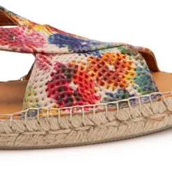 Espadrilles|Sandalen|Horsch Schuhe Espadrilles in Übergrößen Multicolor