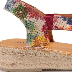 Espadrilles|Sandalen|Horsch Schuhe Espadrilles in Übergrößen Multicolor
