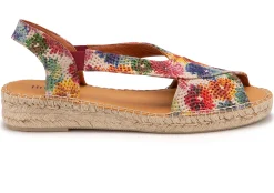 Espadrilles|Sandalen|Horsch Schuhe Espadrilles in Übergrößen Multicolor