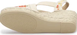 Espadrilles|Sandalen|Horsch Schuhe Espadrilles in Übergrößen Beige