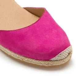 Espadrilles|Sandalen|Horsch Schuhe Espadrilles in Übergrößen Pink