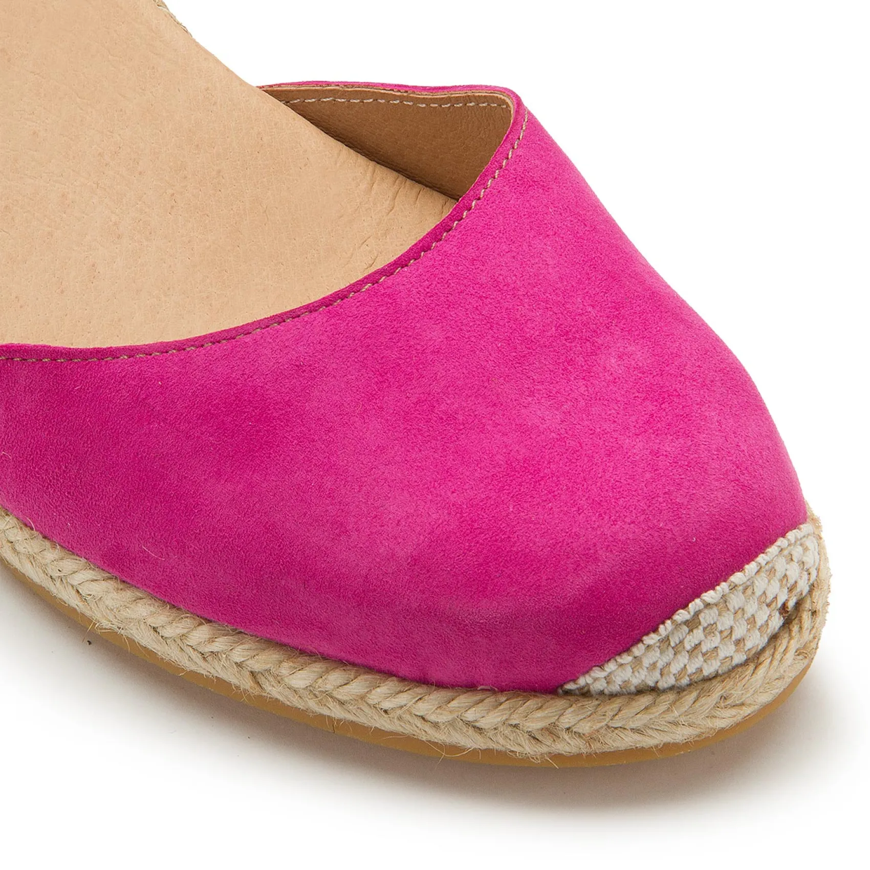 Espadrilles|Sandalen|Horsch Schuhe Espadrilles in Übergrößen Pink