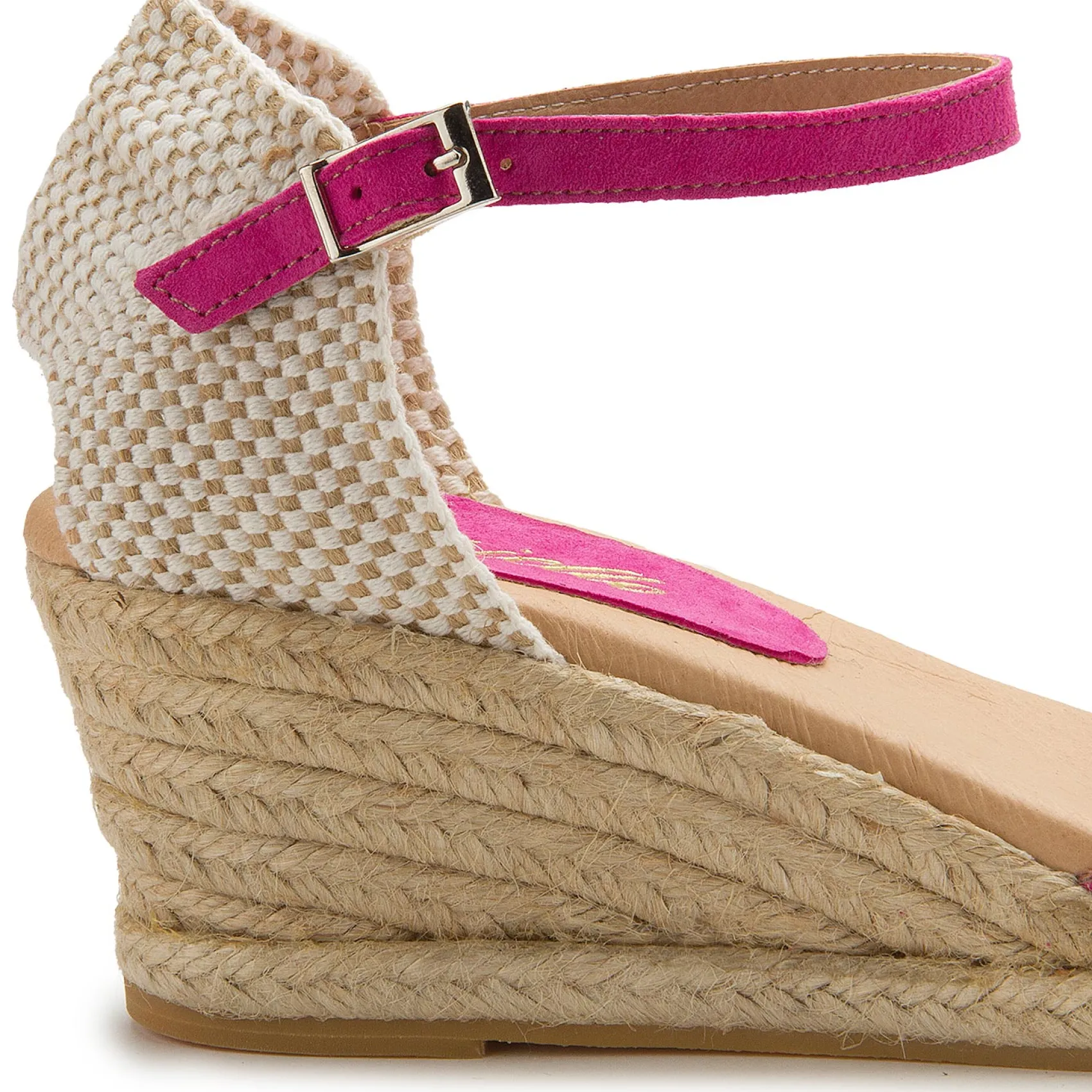 Espadrilles|Sandalen|Horsch Schuhe Espadrilles in Übergrößen Pink