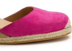 Espadrilles|Sandalen|Horsch Schuhe Espadrilles in Übergrößen Pink