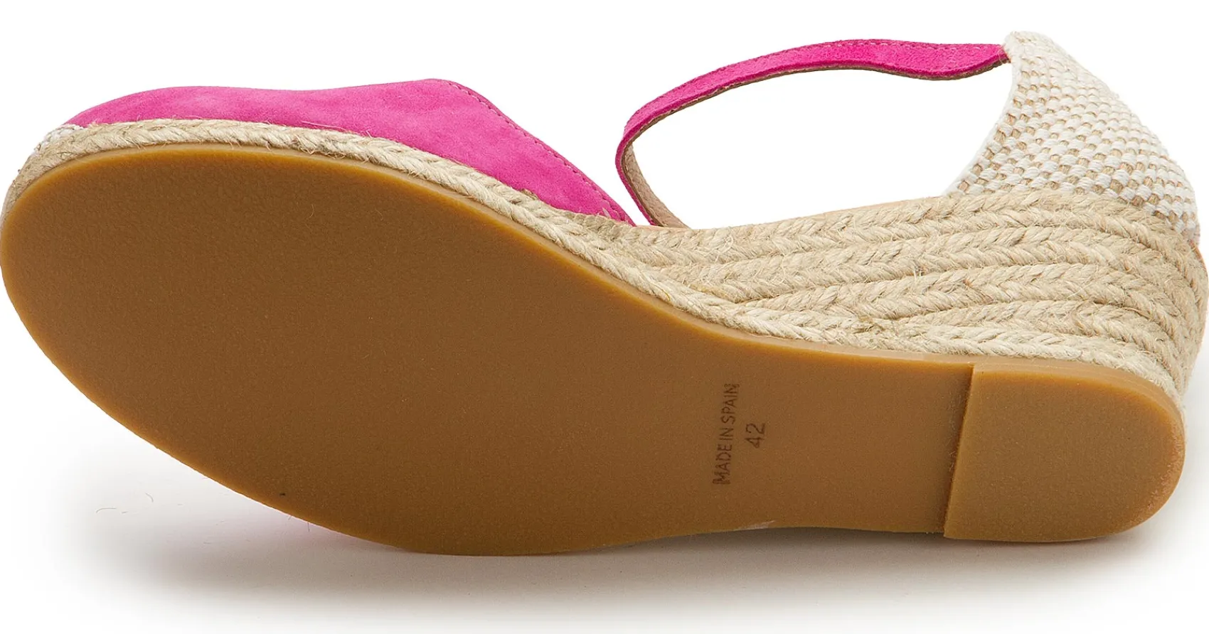 Espadrilles|Sandalen|Horsch Schuhe Espadrilles in Übergrößen Pink