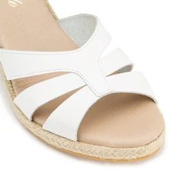 Espadrilles|Sandalen|Horsch Schuhe Espadrilles in Übergrößen Weiß