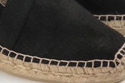 Espadrilles|Sandalen|Horsch Schuhe Espadrilles in Übergrößen Schwarz