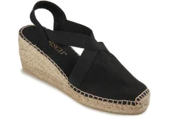Espadrilles|Sandalen|Horsch Schuhe Espadrilles in Übergrößen Schwarz