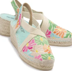 Espadrilles|Sandalen|Horsch Schuhe Espadrilles in Übergrößen Multicolor