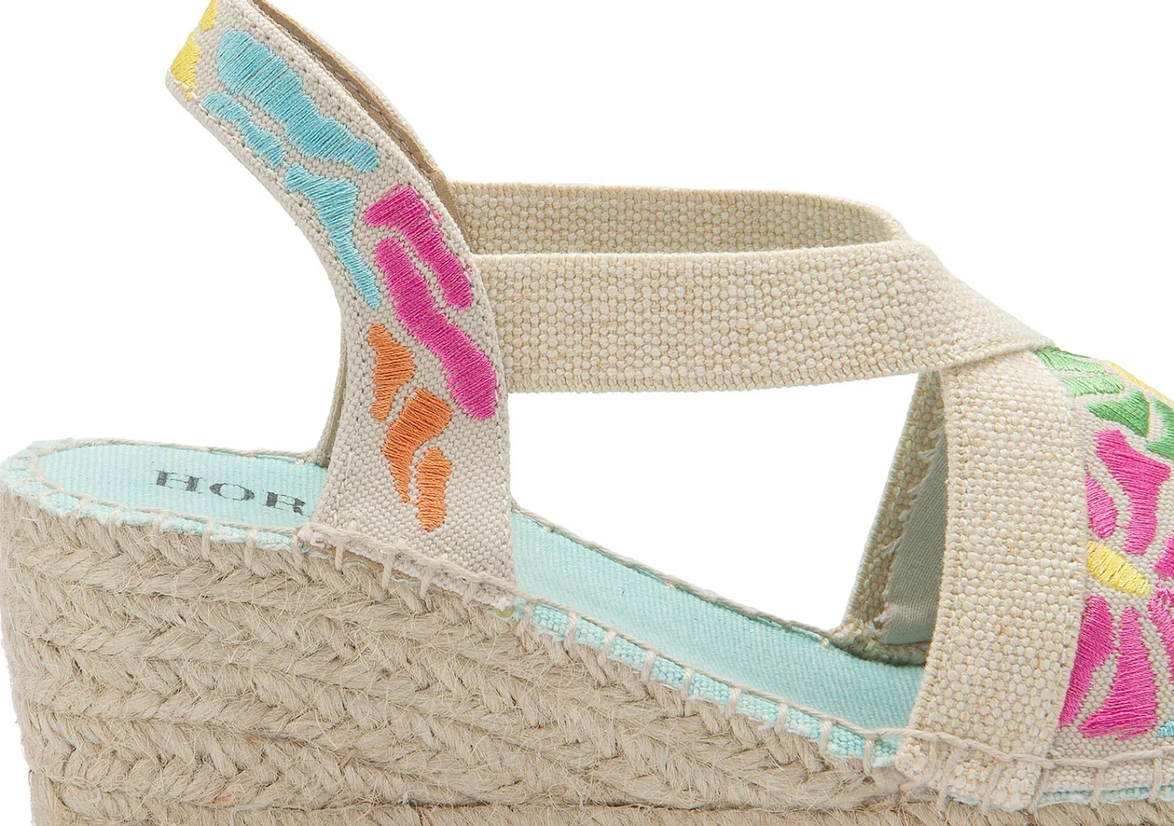 Espadrilles|Sandalen|Horsch Schuhe Espadrilles in Übergrößen Multicolor
