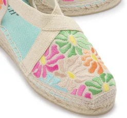 Espadrilles|Sandalen|Horsch Schuhe Espadrilles in Übergrößen Multicolor