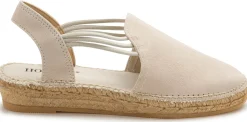 Espadrilles|Sandalen|Horsch Schuhe Espadrilles in Übergrößen Beige