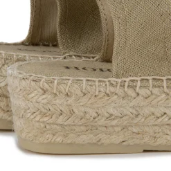 Espadrilles|Sandalen|Horsch Schuhe Espadrilles in Übergrößen Beige