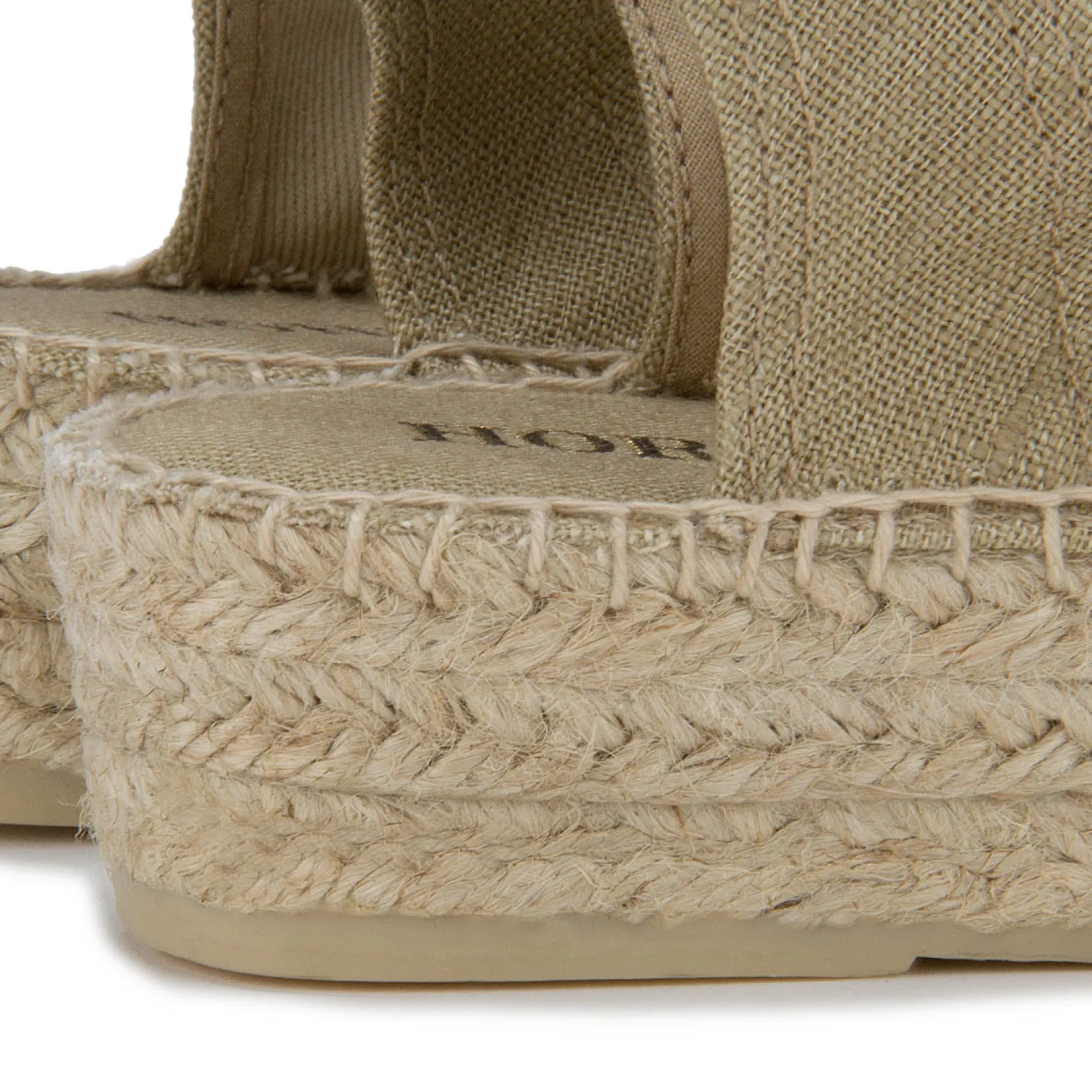 Espadrilles|Sandalen|Horsch Schuhe Espadrilles in Übergrößen Beige