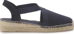 Espadrilles|Sandalen|Horsch Schuhe Espadrilles in Übergrößen Blau