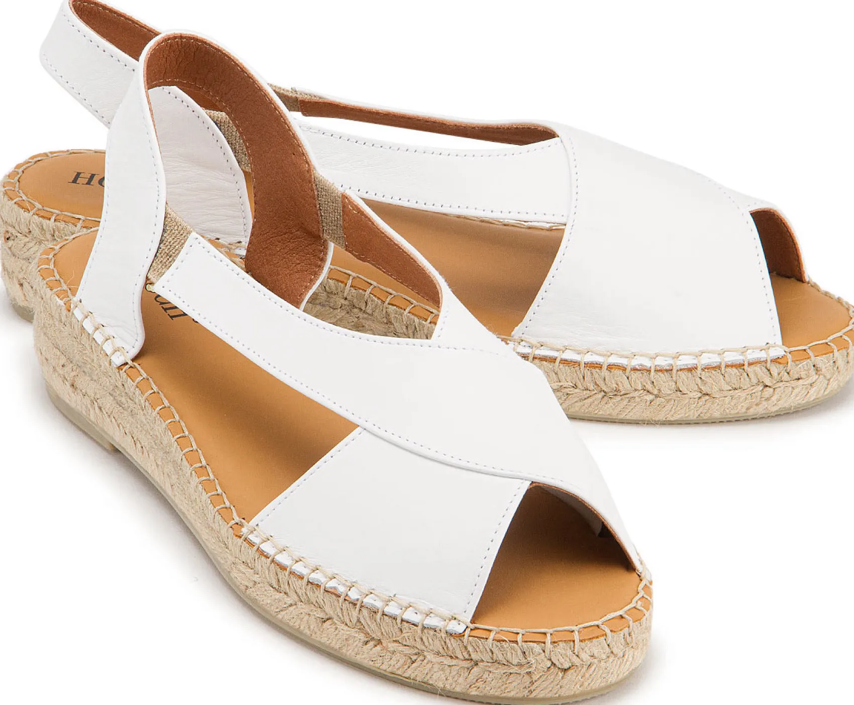 Espadrilles|Sandalen|Horsch Schuhe Espadrilles in Übergrößen Weiß