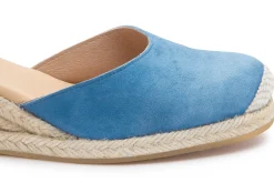 Espadrilles|Sandalen|Horsch Schuhe Espadrilles in Übergrößen Blau