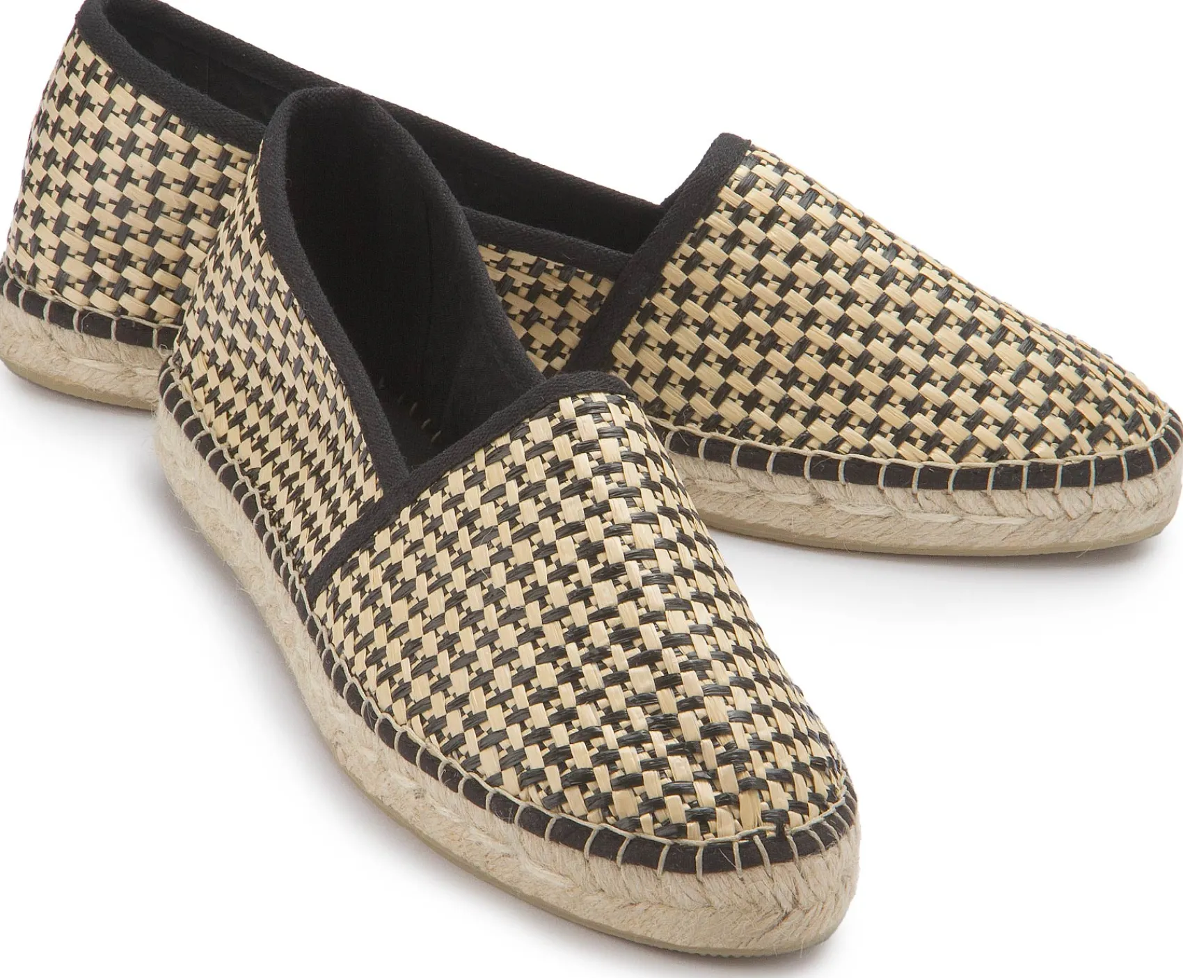 Espadrilles|Slipper|Horsch Schuhe Espadrilles in Übergrößen Schwarz