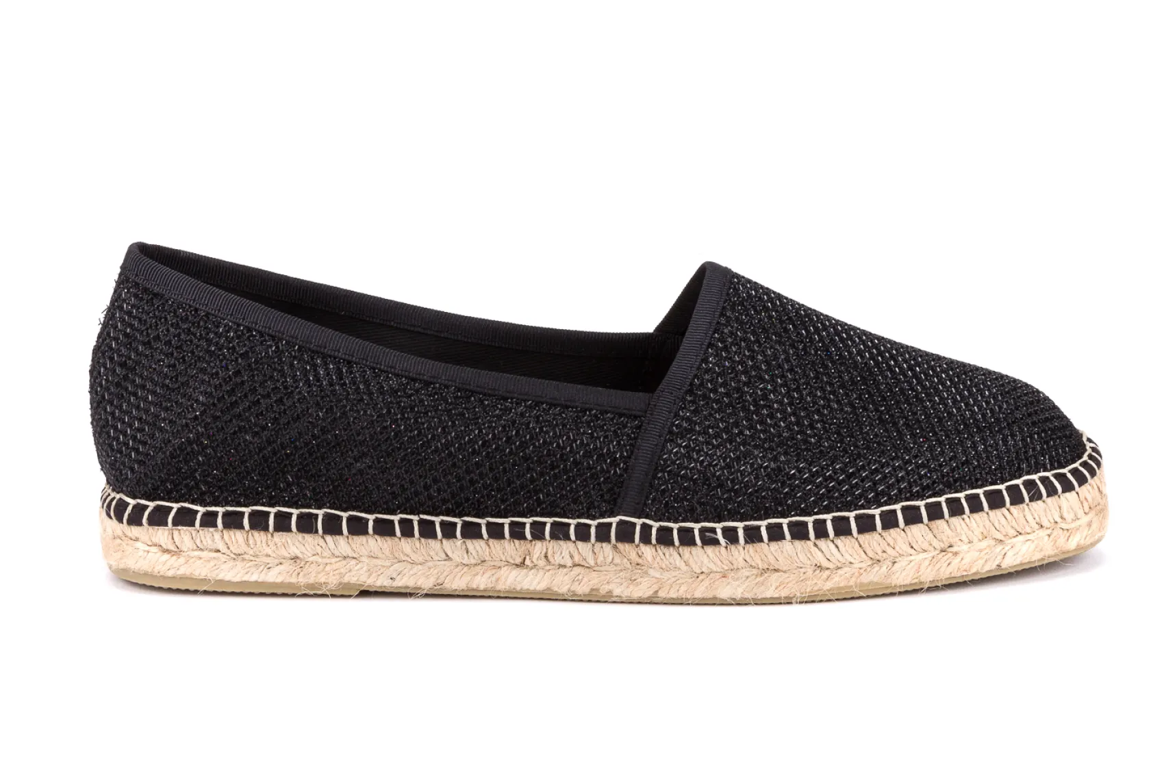 Espadrilles|Slipper|Horsch Schuhe Espadrilles in Übergrößen Schwarz