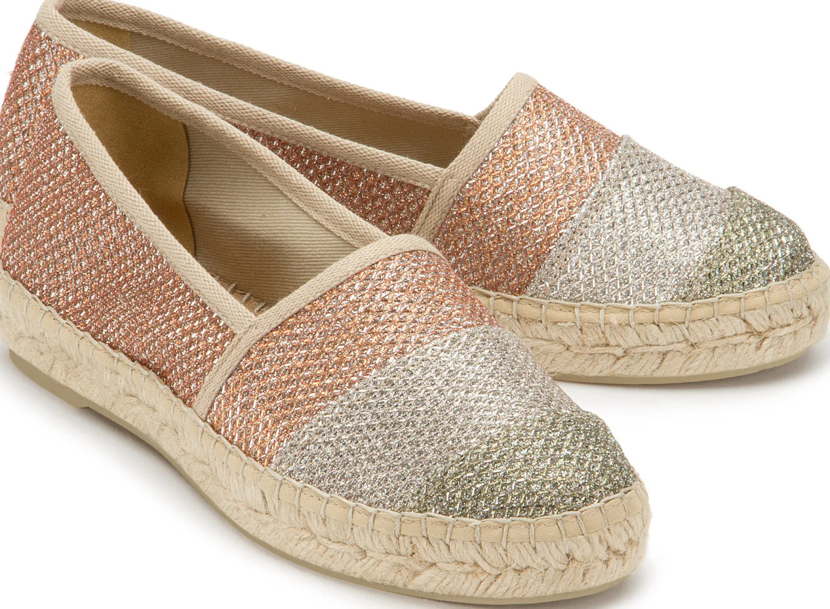 Espadrilles|Slipper|Horsch Schuhe Espadrilles in Übergrößen Multicolor