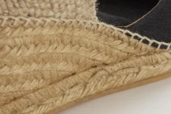 Espadrilles|Sandalen|Horsch Schuhe Espadrilles in Übergrößen Schwarz