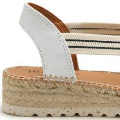 Espadrilles|Sandalen|Horsch Schuhe Espadrilles in Übergrößen Weiß