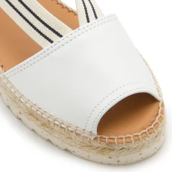 Espadrilles|Sandalen|Horsch Schuhe Espadrilles in Übergrößen Weiß