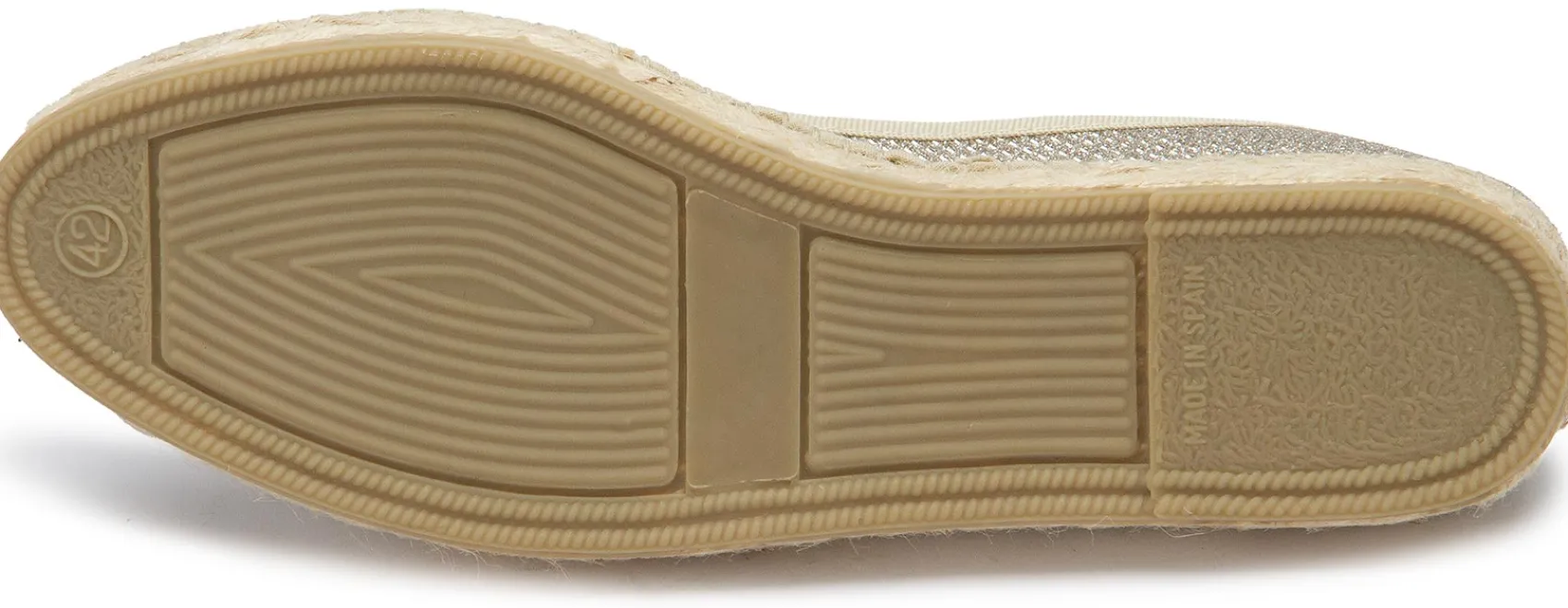 Espadrilles|Slipper|Horsch Schuhe Espadrilles in Übergrößen Silber