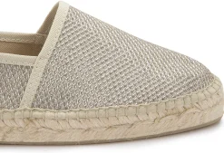 Espadrilles|Slipper|Horsch Schuhe Espadrilles in Übergrößen Silber