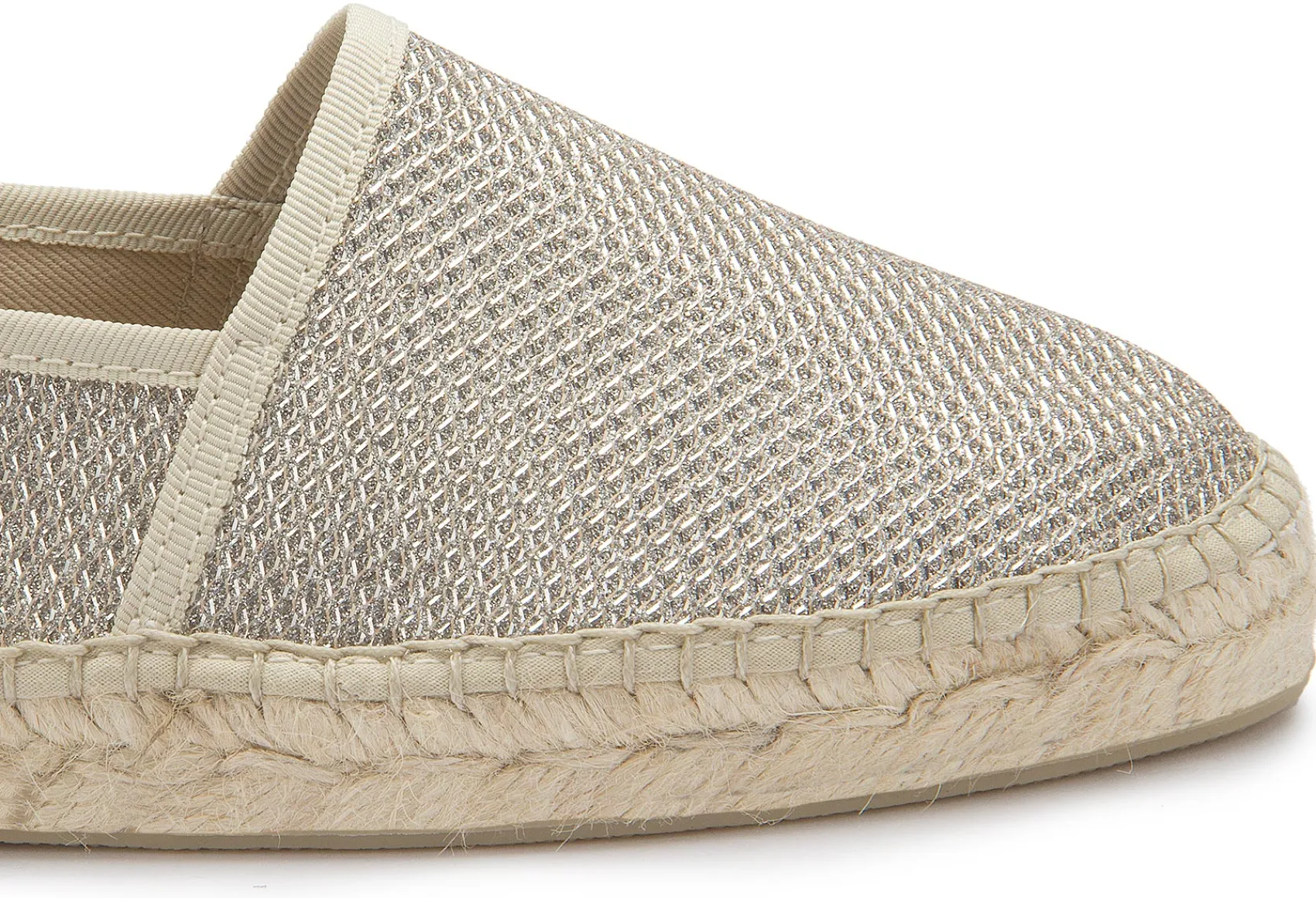 Espadrilles|Slipper|Horsch Schuhe Espadrilles in Übergrößen Silber