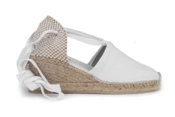 Espadrilles|Sandalen|Horsch Schuhe Espadrilles in Übergrößen Weiß