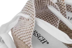 Espadrilles|Sandalen|Horsch Schuhe Espadrilles in Übergrößen Weiß