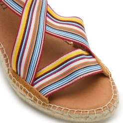 Espadrilles|Horsch Schuhe Espadrilles in Übergrößen Multicolor