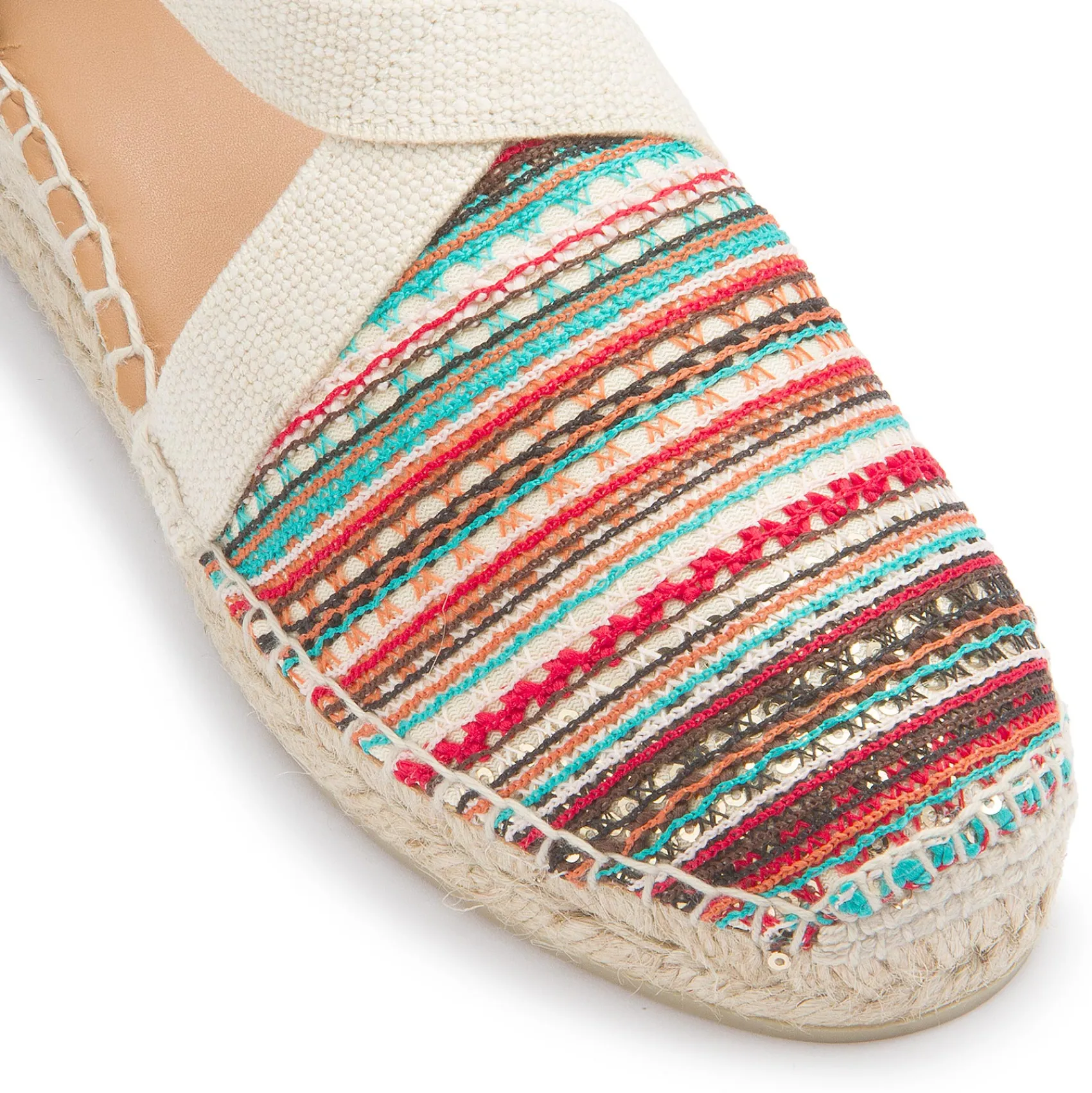 Espadrilles|Sandalen|Horsch Schuhe Espadrilles in Übergrößen Multicolor