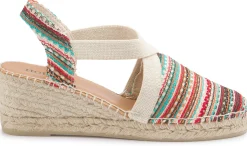 Espadrilles|Sandalen|Horsch Schuhe Espadrilles in Übergrößen Multicolor
