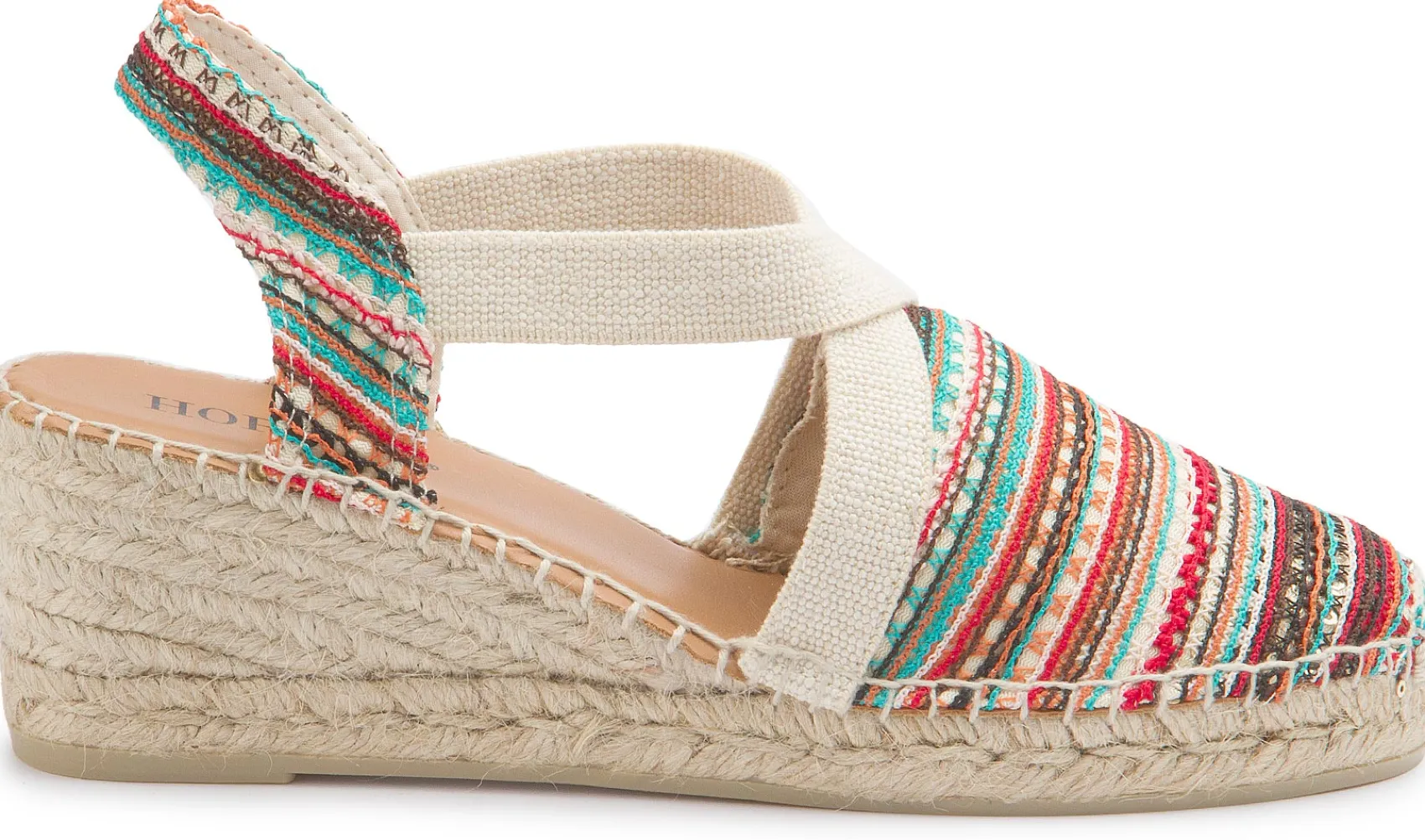 Espadrilles|Sandalen|Horsch Schuhe Espadrilles in Übergrößen Multicolor