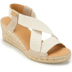 Espadrilles|Sandalen|Horsch Schuhe Espadrilles in Übergrößen Beige
