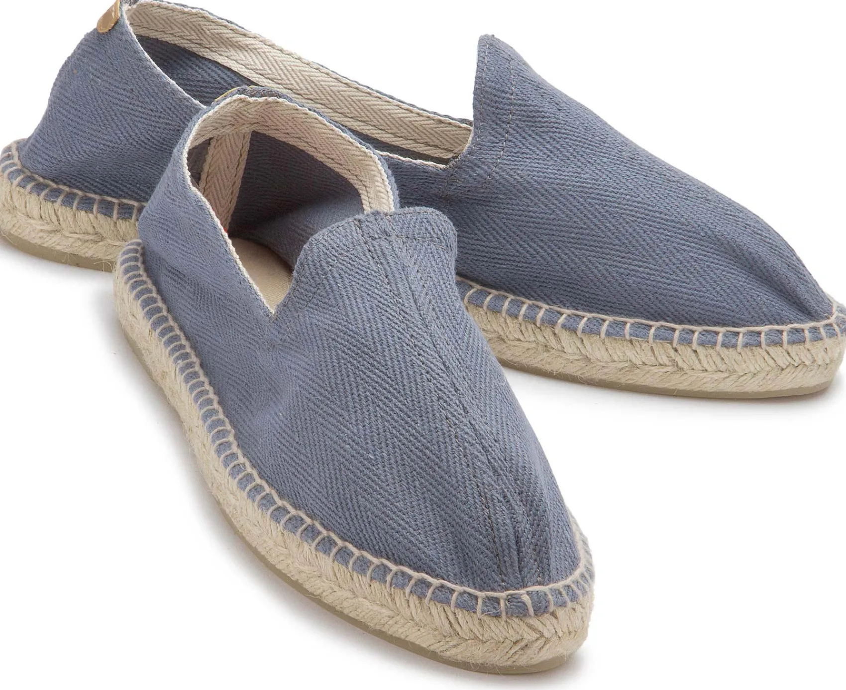 Leinenschuhe|Slipper|Horsch Schuhe Espadrilles in Übergrößen Blau