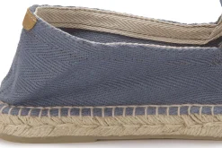 Leinenschuhe|Slipper|Horsch Schuhe Espadrilles in Übergrößen Blau