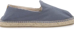 Leinenschuhe|Slipper|Horsch Schuhe Espadrilles in Übergrößen Blau