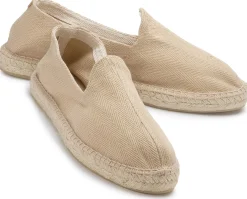 Leinenschuhe|Slipper|Horsch Schuhe Espadrilles in Übergrößen Beige