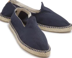 Leinenschuhe|Slipper|Horsch Schuhe Espadrilles in Übergrößen Blau