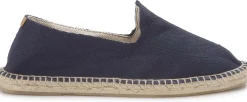 Leinenschuhe|Slipper|Horsch Schuhe Espadrilles in Übergrößen Blau